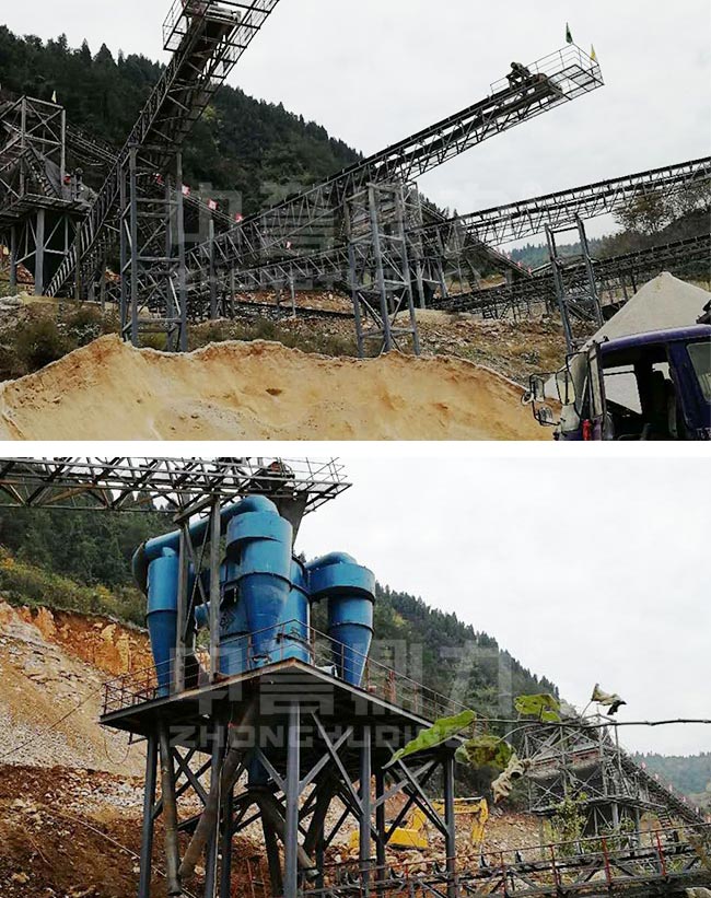 湖南張家界時產100噸機制砂生產線 湖南張家界時產100噸機制砂生產線