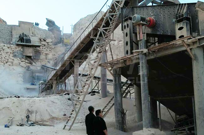 寧夏中寧時產(chǎn)800-1000噸石灰石破碎生產(chǎn)線 寧夏中寧時產(chǎn)800-1000噸石灰石破碎生產(chǎn)線