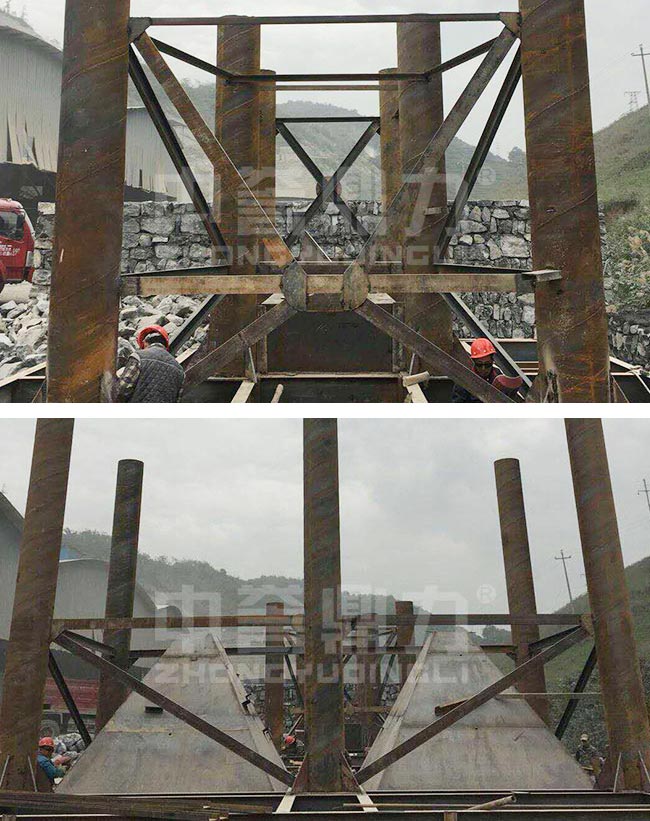 貴州省遵義市時產600噸花崗巖石子生產線 貴州省遵義市時產600噸花崗巖石子生產線