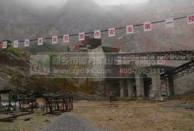 時(shí)產(chǎn)400噸石料生產(chǎn)線工藝流程