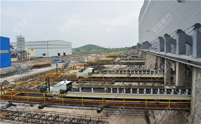 環(huán)保石子生產(chǎn)線設(shè)備-室外現(xiàn)場(chǎng)