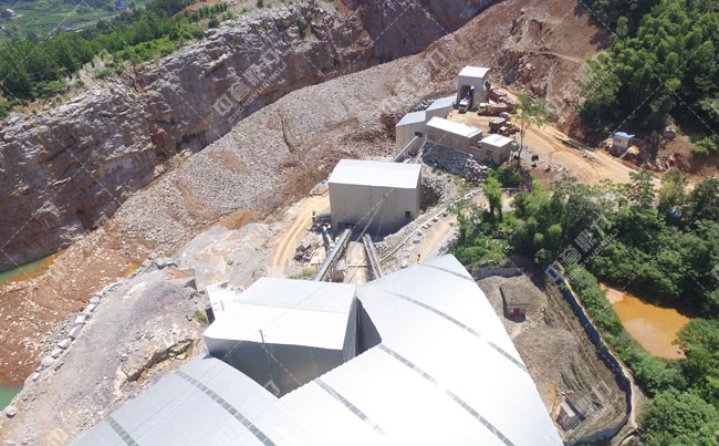時產1000噸砂石骨料生產線
