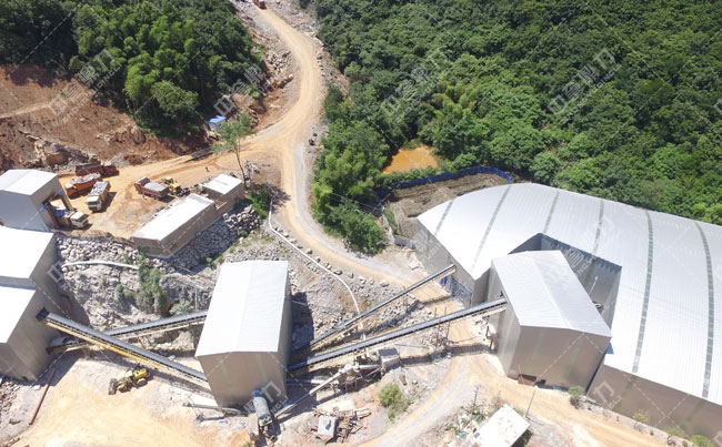 石灰石制砂生產線