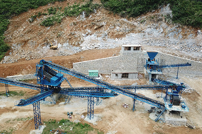 環保碎石場生產線