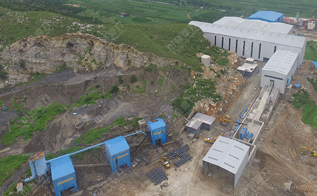 河北省武安市白沙時產3000噸石料生產線